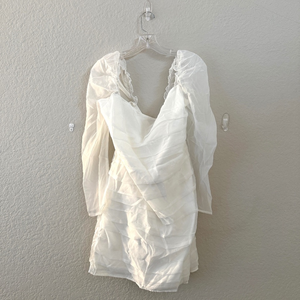 IN THE STYLE - DD495-C White Dress